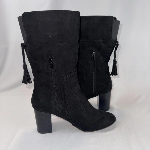 Vintage Simply Styled Talise Black Boots - size 7 - Picture 4 of 7